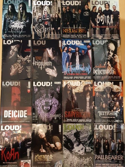 LOUD - revista mensal de rock/metal como novas