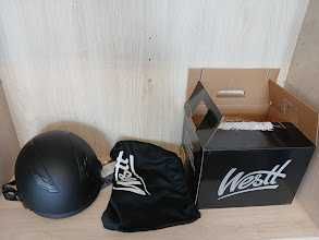 Kask Rowerowy WESTT z szybką do skatebordingu L-XL (59-62CM)