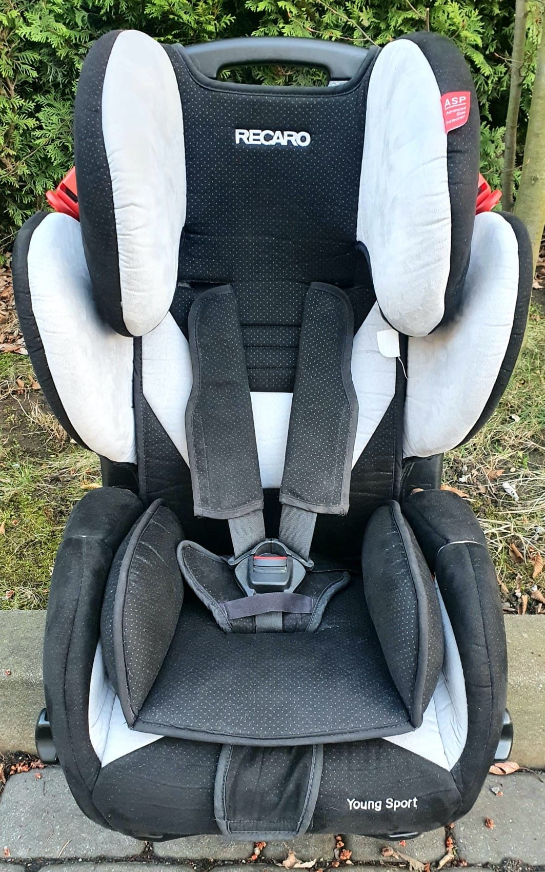 Fotelik samochodowy Recaro Young Sport - 2 szt - CZARNY i SZARY