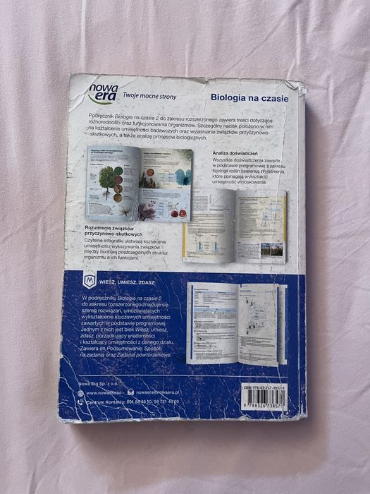 Biologia na czasie Zakres rozszerzony Nowa Era