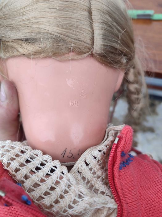 Stara kolekcjonerska lalka Celuidowa - Ciekawa - Design - D