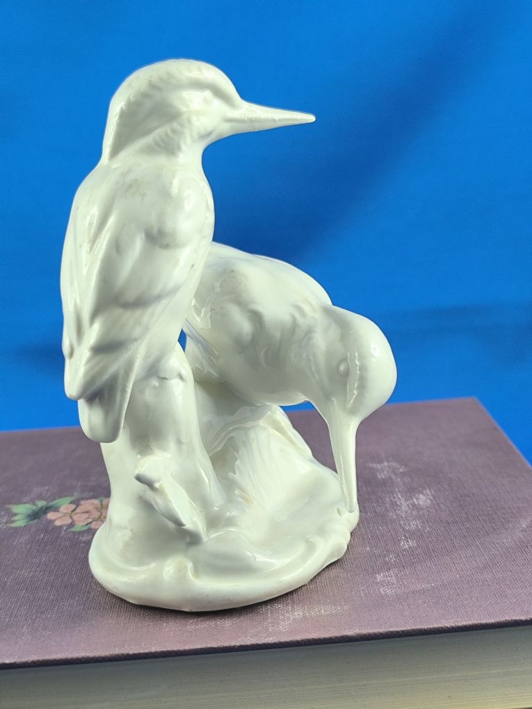 Zimorodki Lippelsdorf Grafenthal Gdr Niemcy #ptak #porcelana