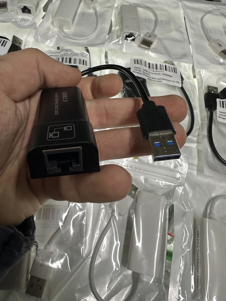 Мережева карта USB 2.0 100 Мбіт LAN адаптер мережевий ethernet RJ45