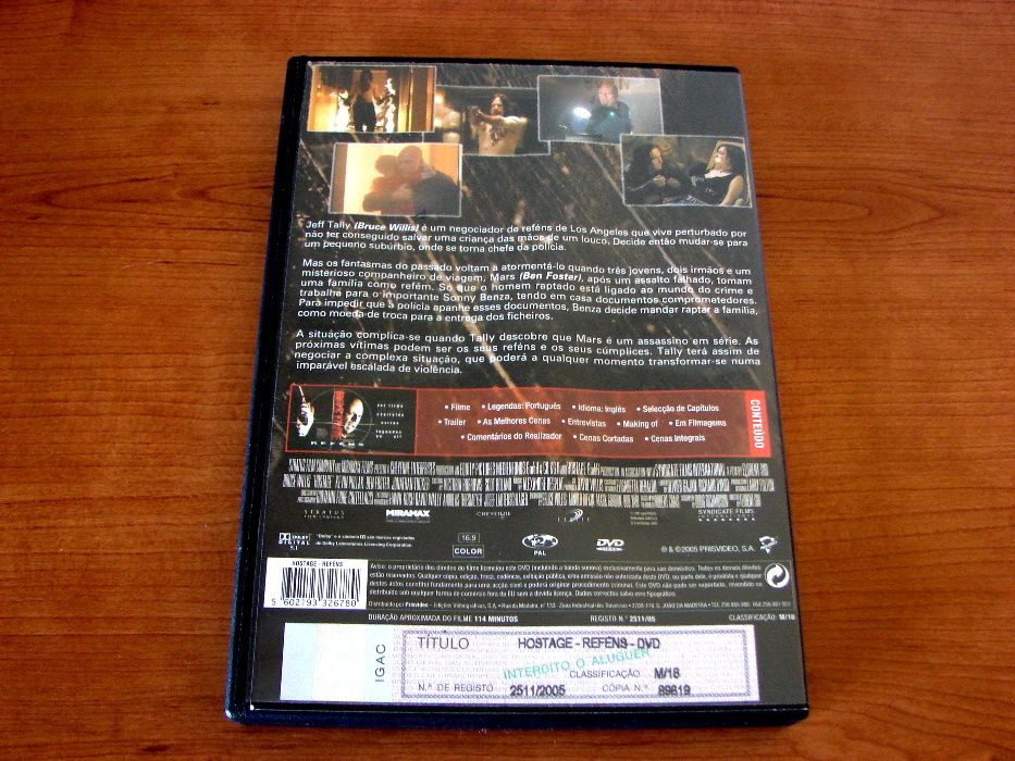 Filme de 2005 em DVD com Bruce Willis