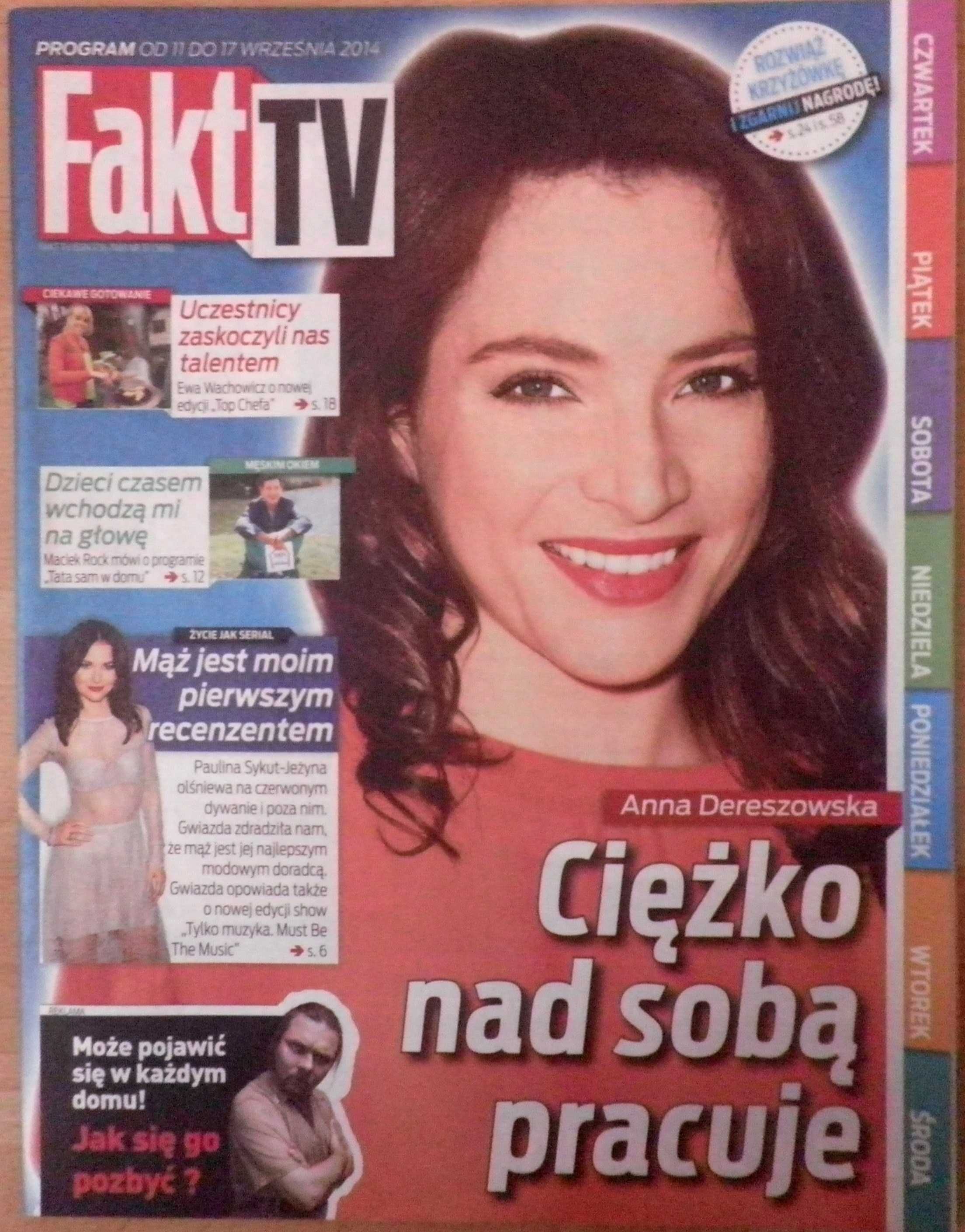 Fakt TV 2014 - Anna Dereszowska