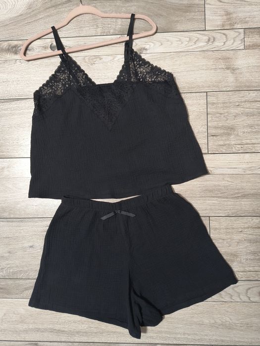 Піжама муслінова чорного кольору