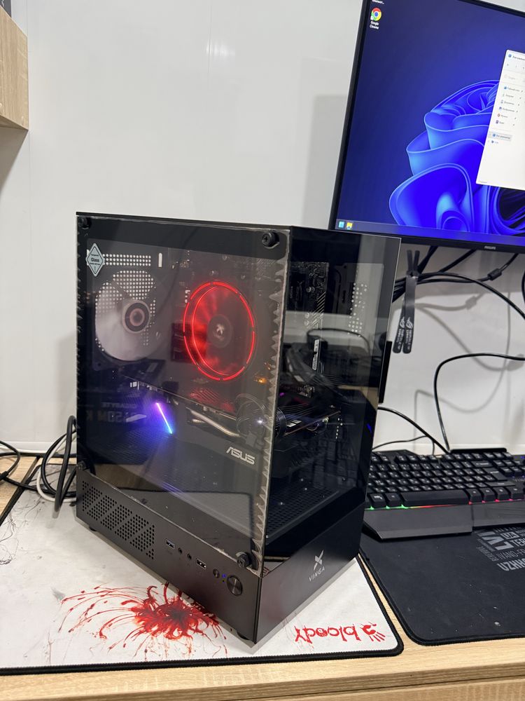 Ігровий пк Системний блок Ryzen 5+16 ddr+Asus AMD  RX 5700 xt