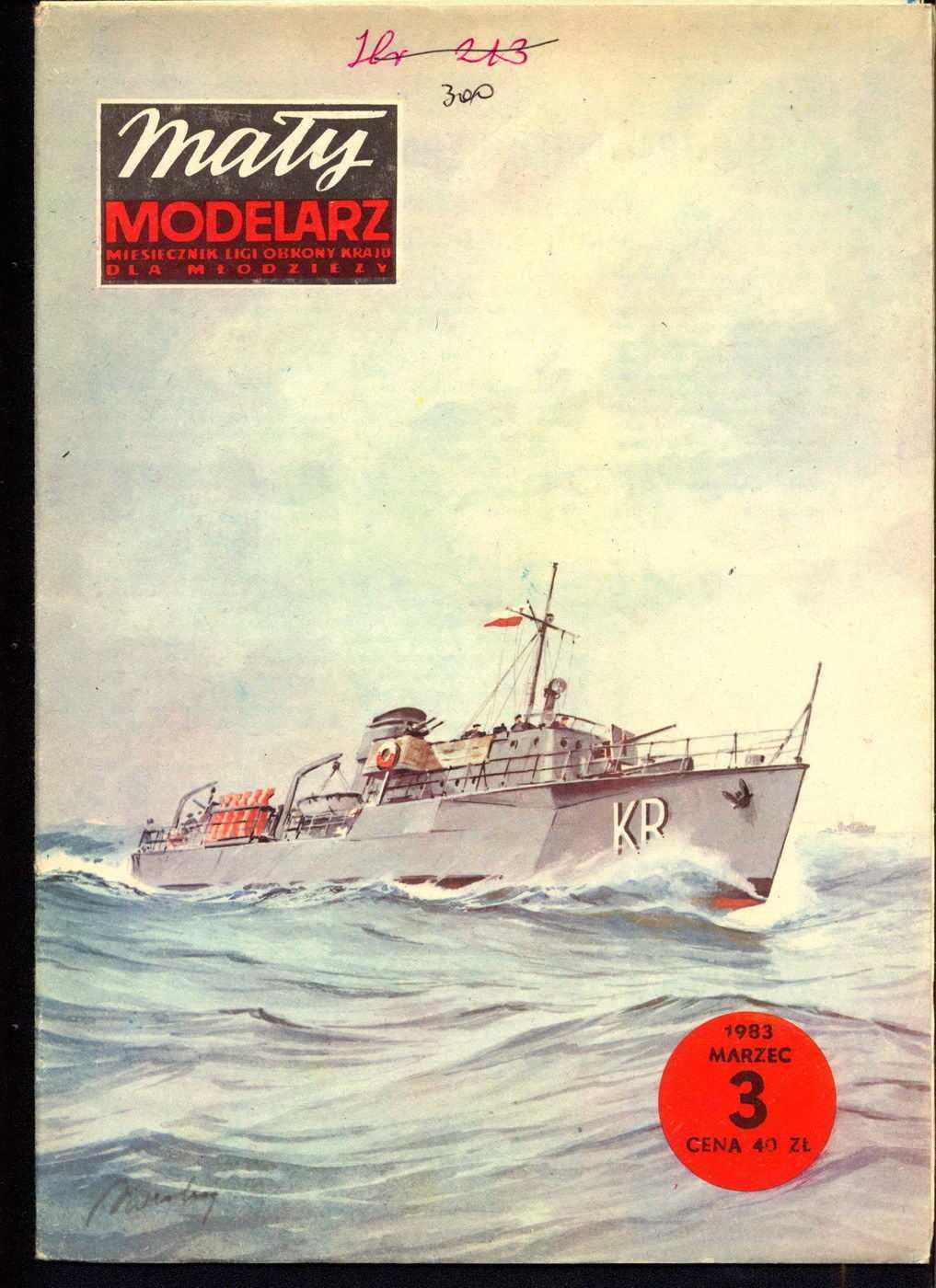 Mały Modelarz 1983.03 Kormoran, 1983.05 Su-76, 1985.09 Le Terrible