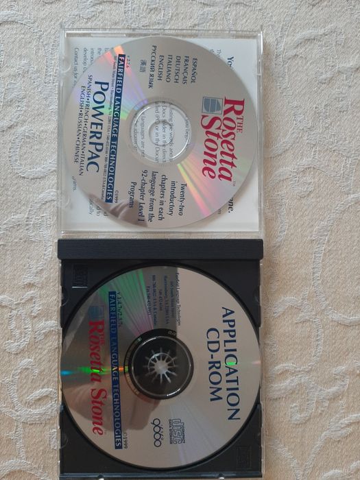 CD linguas Rosetta Stone
