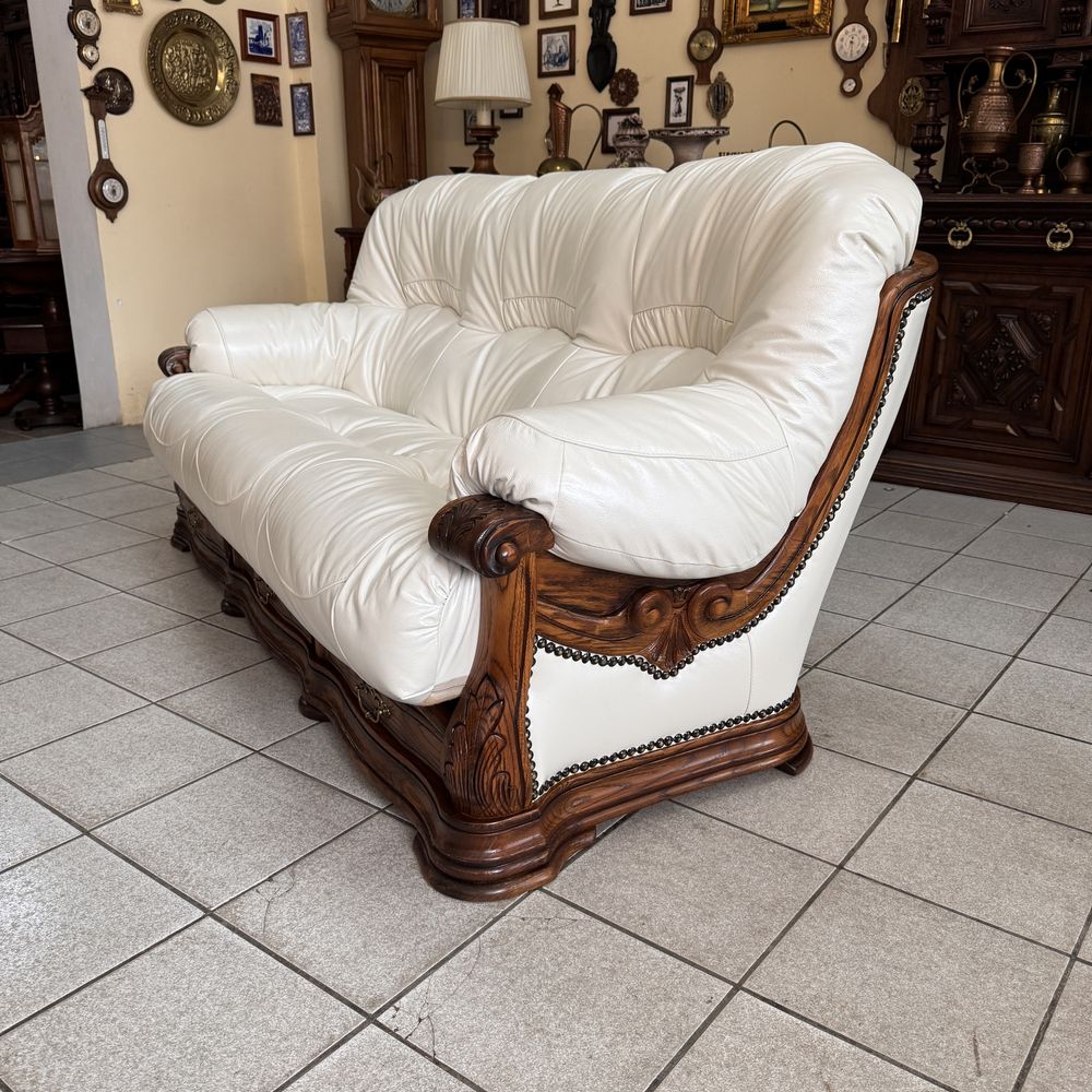 НОВЫЙ Кожаный комплект 3-1-1 диван шкіряний диван Мебель из Голландии