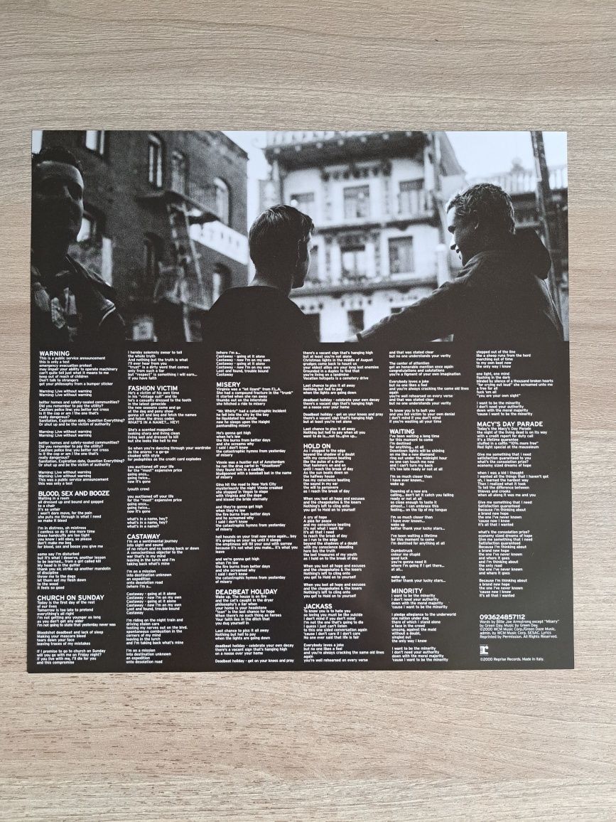 Green Day - Warning - Green VINYL Zielony WINYL