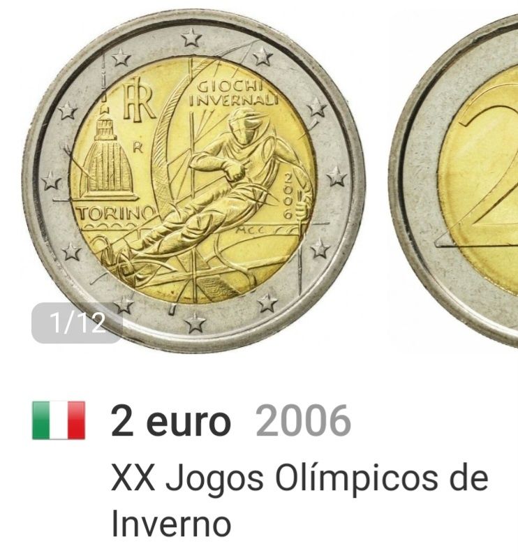 Moeda 2€ Itália, 2006