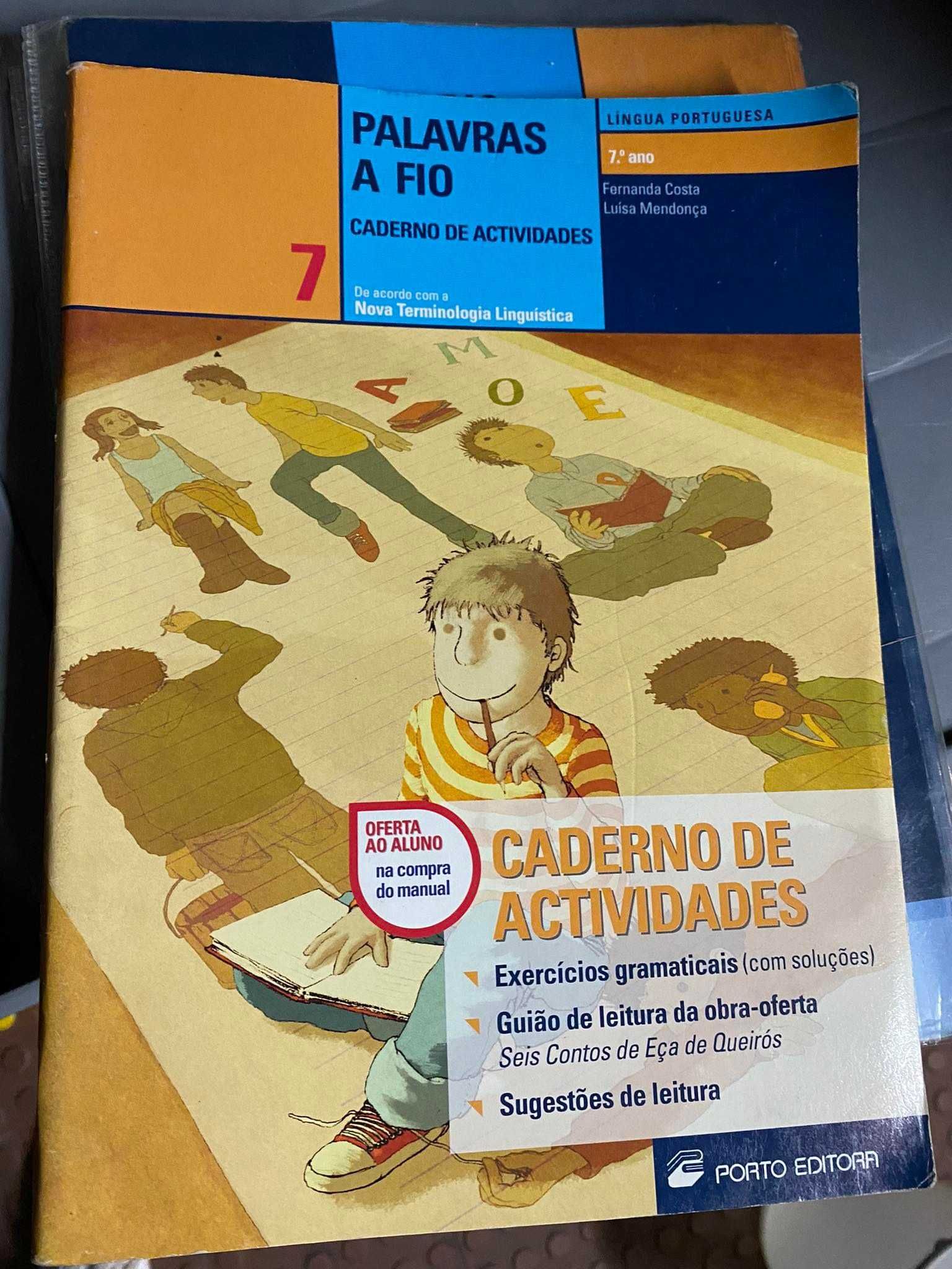 Livro + caderno de atividades 7º ano Palavras a fio