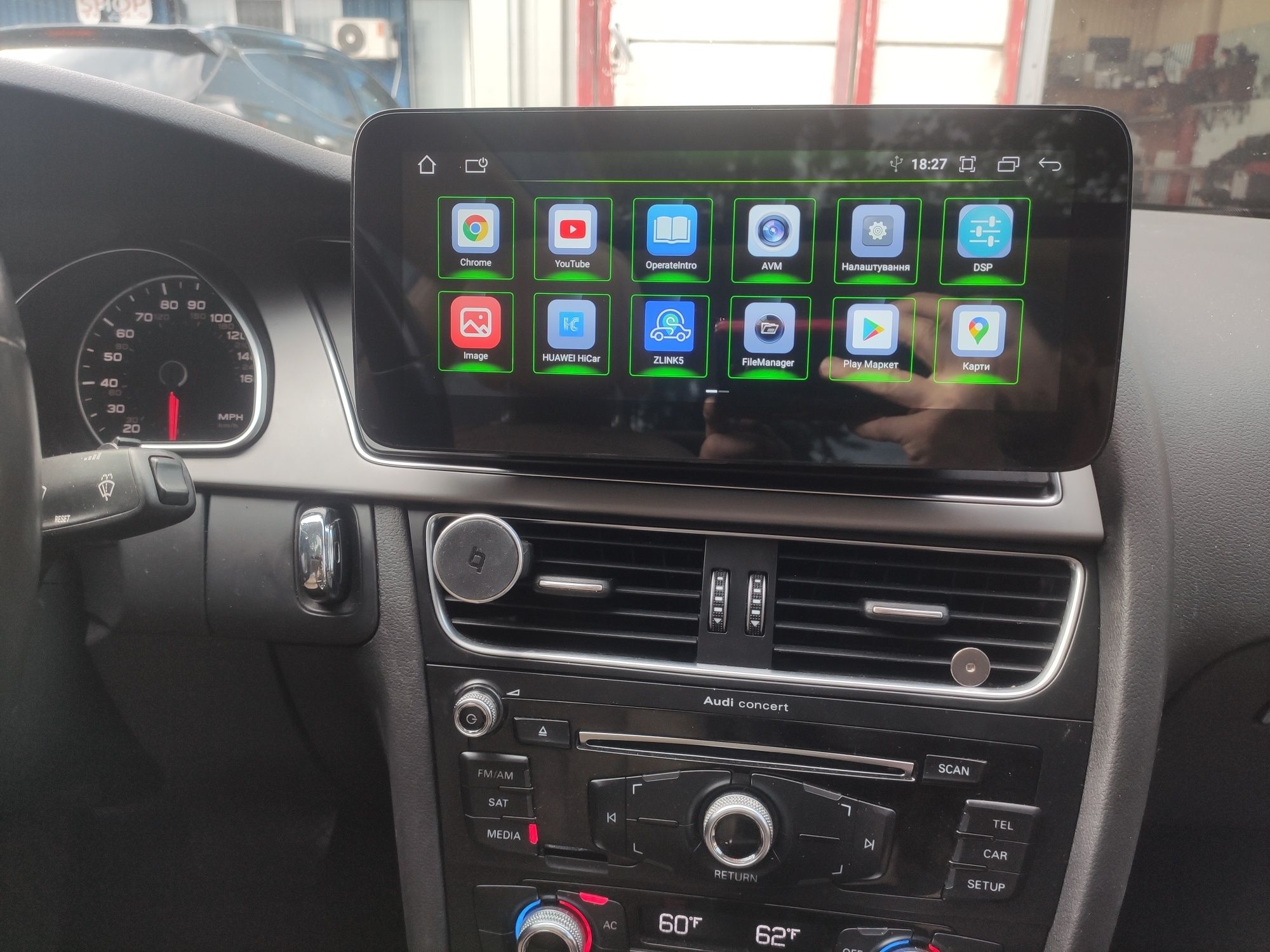 Автомагнитола Audi A5 A4 с CarPlay Androidauto и 4G новая