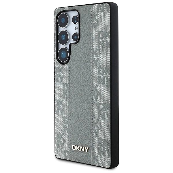 Etui DKNY Leather Checkered Pattern MagSafe na Samsung Galaxy S25 Ultr