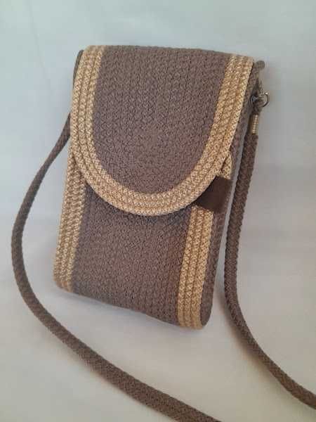 Маленька сумочка зручна для телефону і дрібниць через плече. Handmade