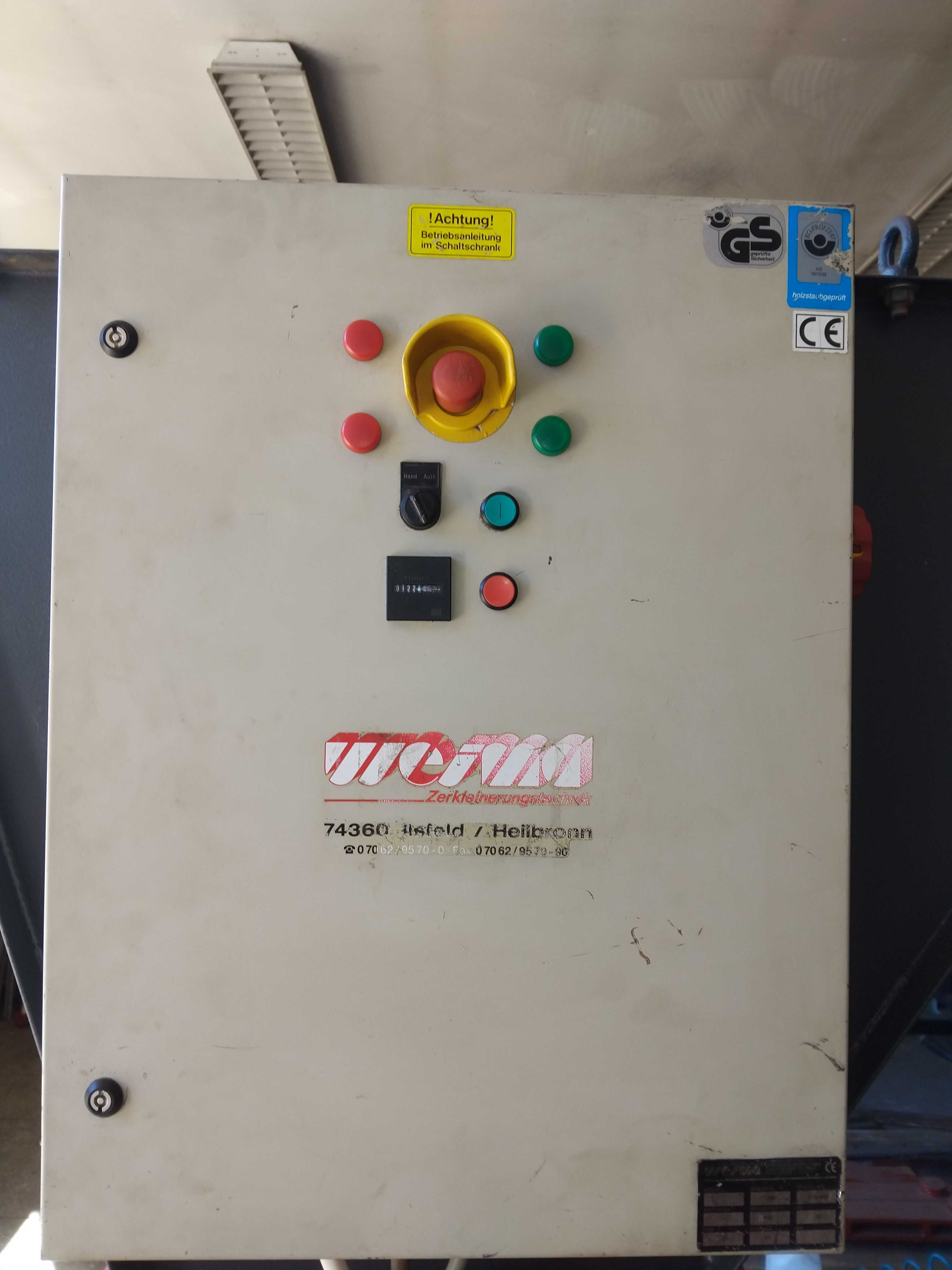 Weima zm30 22kW młyn shredder rębak rozdrabniacz kruszarka zlepy hdpe