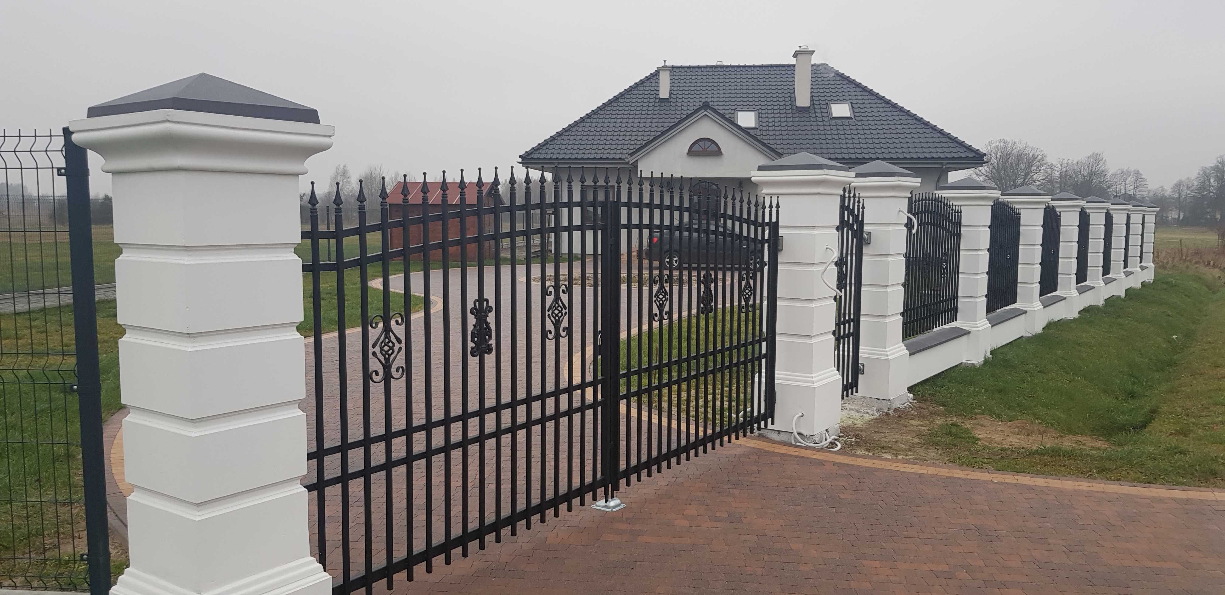 Ogrodzenia Pałacowe,Stylowe Słupy Betonowe,Dworkowe,Bloczki Gładkie