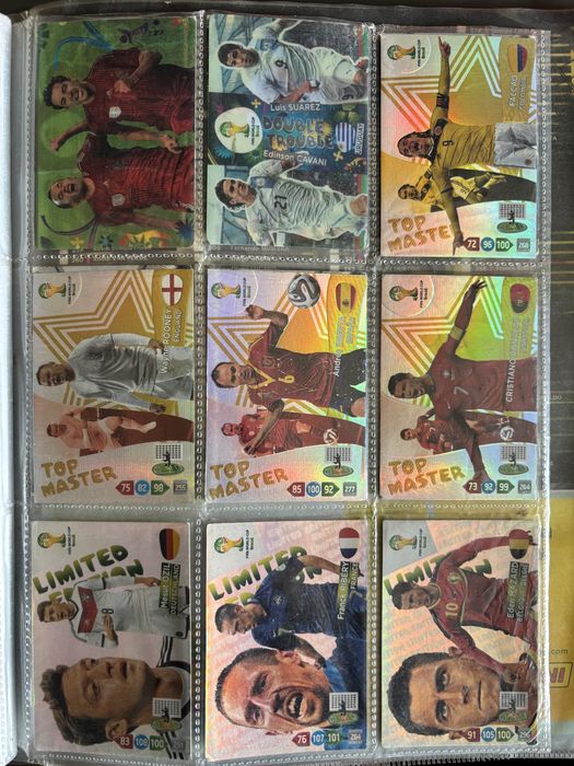 Fifa world cup Brasil 2014 Panini Adrenalyn XL karty piłkarskie