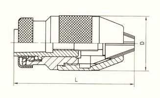 Uchwyt wiertarski B16 1-16mm + trzpień MK2 + klucz hakowy