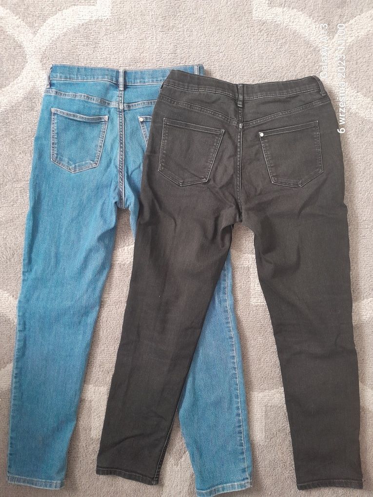 H&M Spodnie chłopięce jeansowe 158