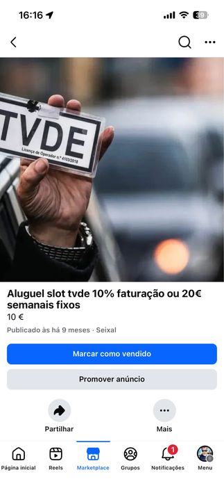 Slot tvde (uber e bolt)