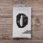 Pasek PURO ICON Apple Watch 4/5/6/7/SE/8/9 40/41mm (S/M & M/L) czarny