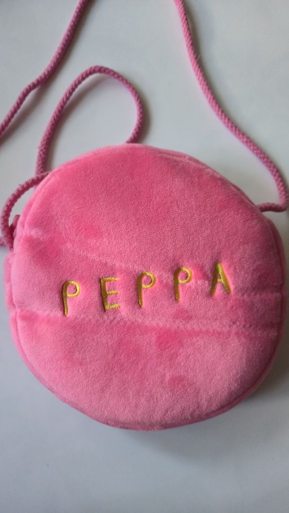Pluszowa Torebka Świnka Peppa Peppa Pig dla dziewczynki na ramię toreb