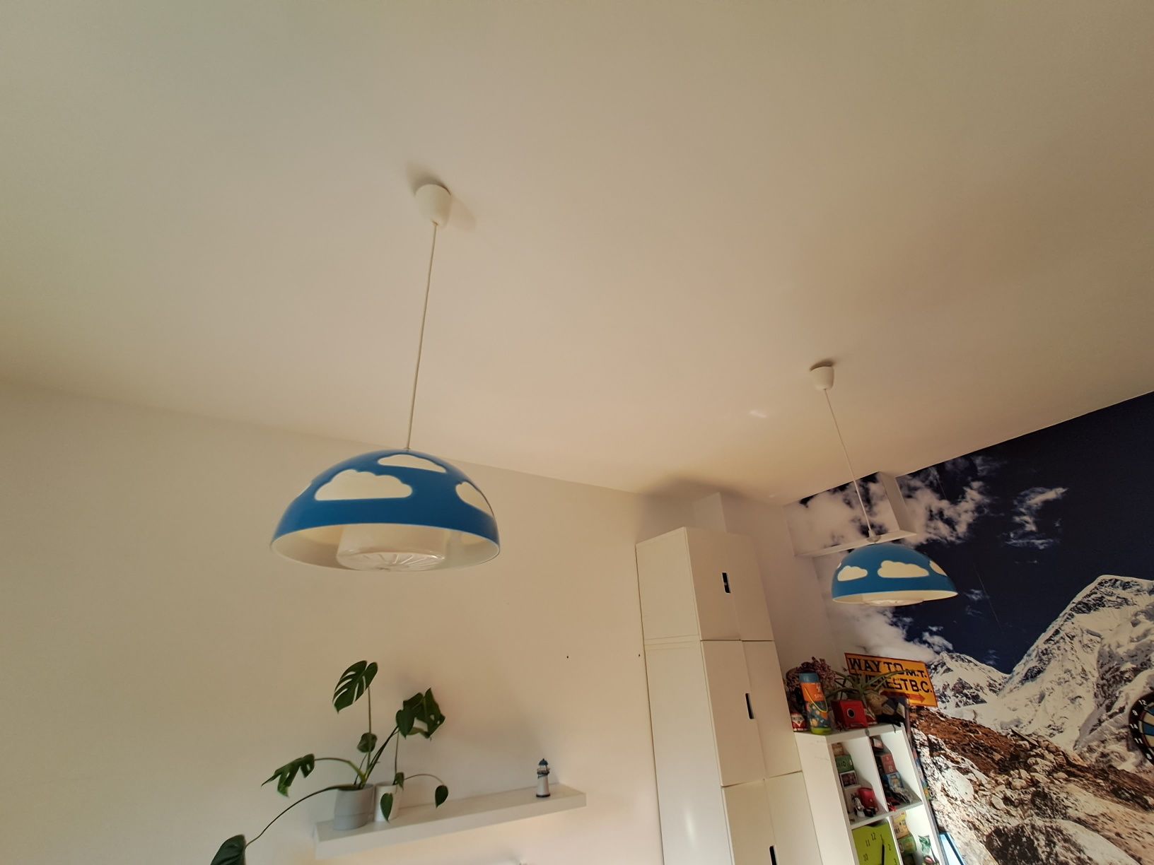 Śliczna lampa dziecięca Ikea chmurka Skojig