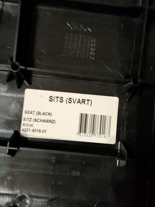 STIGA Krzesełko od nartosanek nowe, siodełko