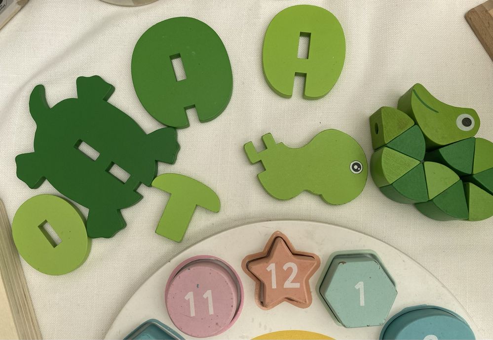 Brinquedos esucativos de madeira Puzzle Quebra-cabeças