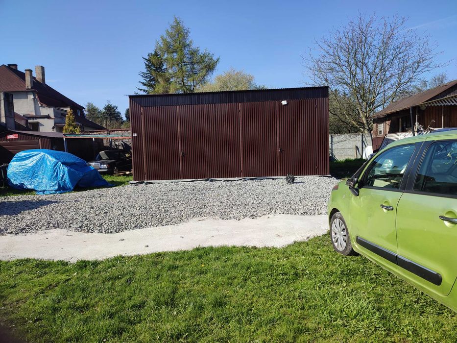 Garaż blaszany Dwuspadowy - Wiata  - Magazyn Rolniczy  – *GRZYWSTAL