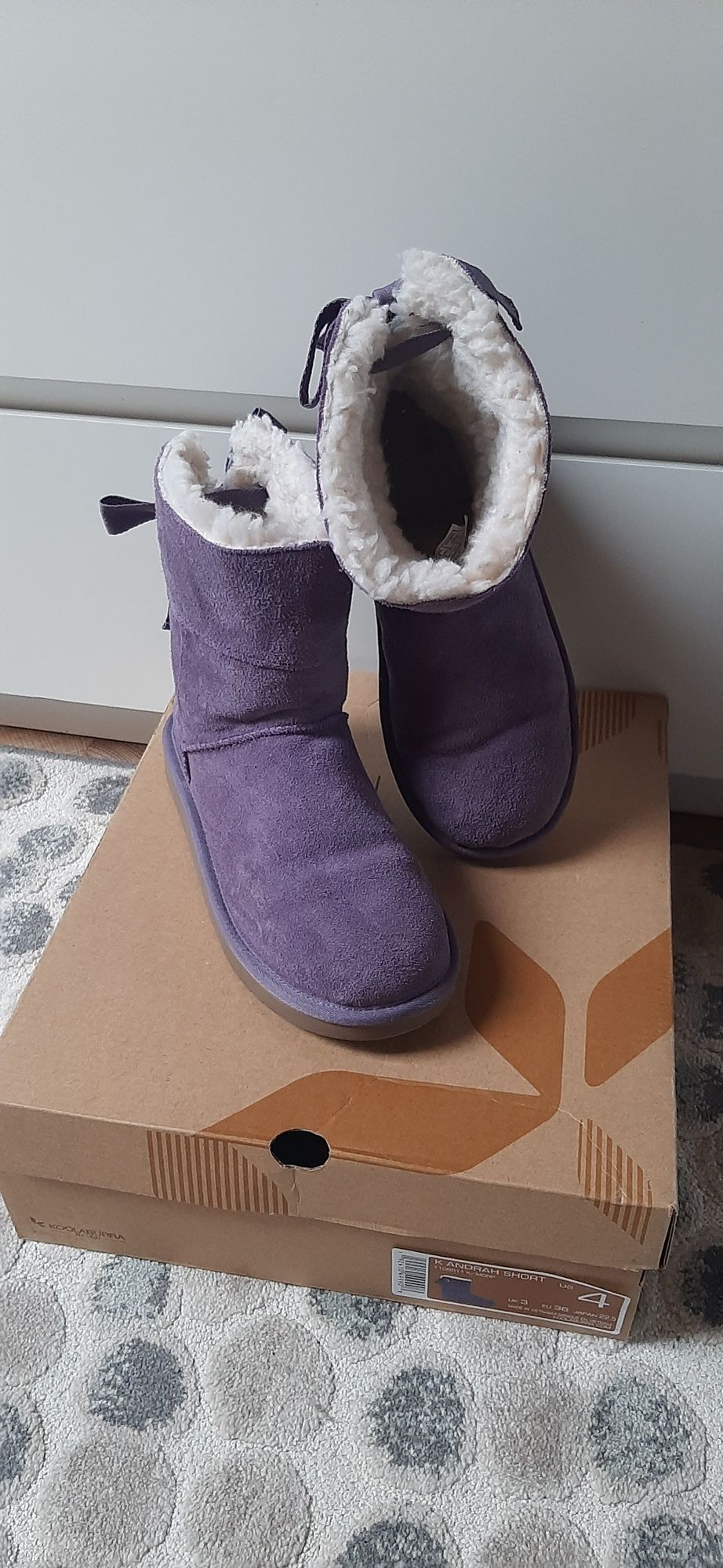 Koolaburra, Зимові чобіки ugg, шкіра 35р