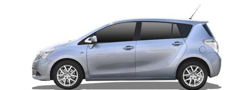 Bagażnik Dachowy Toyota VERSO 2009 do 2018 bazowy belki bez relingów