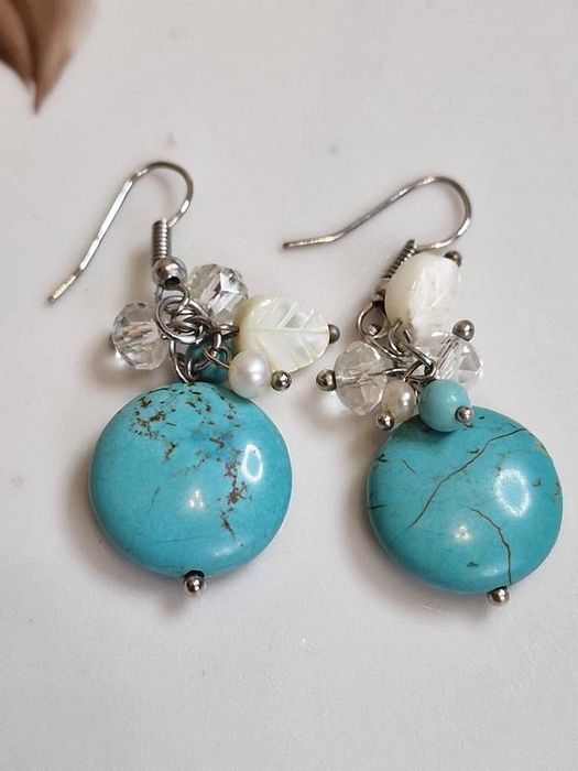 вінтажне кольє, намисто з натуральних перлів miss fox