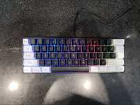 Snpurdiri 60% Membranowa Klawiatura Gamingowa RGB, Przewodowa