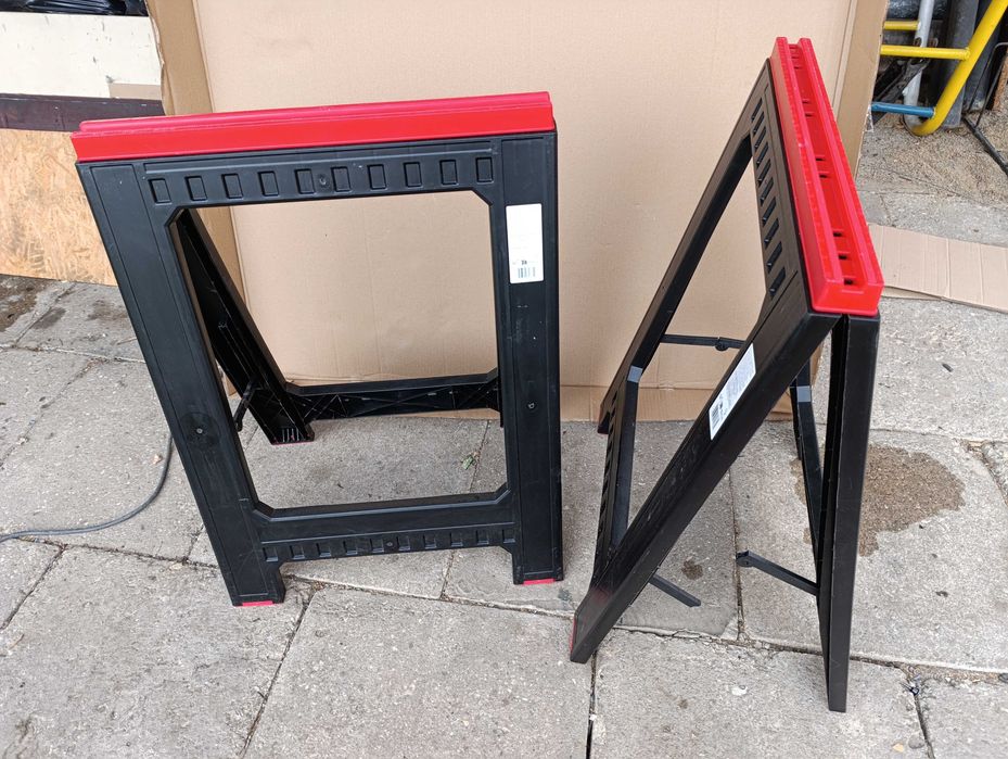 Kobyłki koziołki 2 sztuki z tworzywa sztucznego Forge Steel