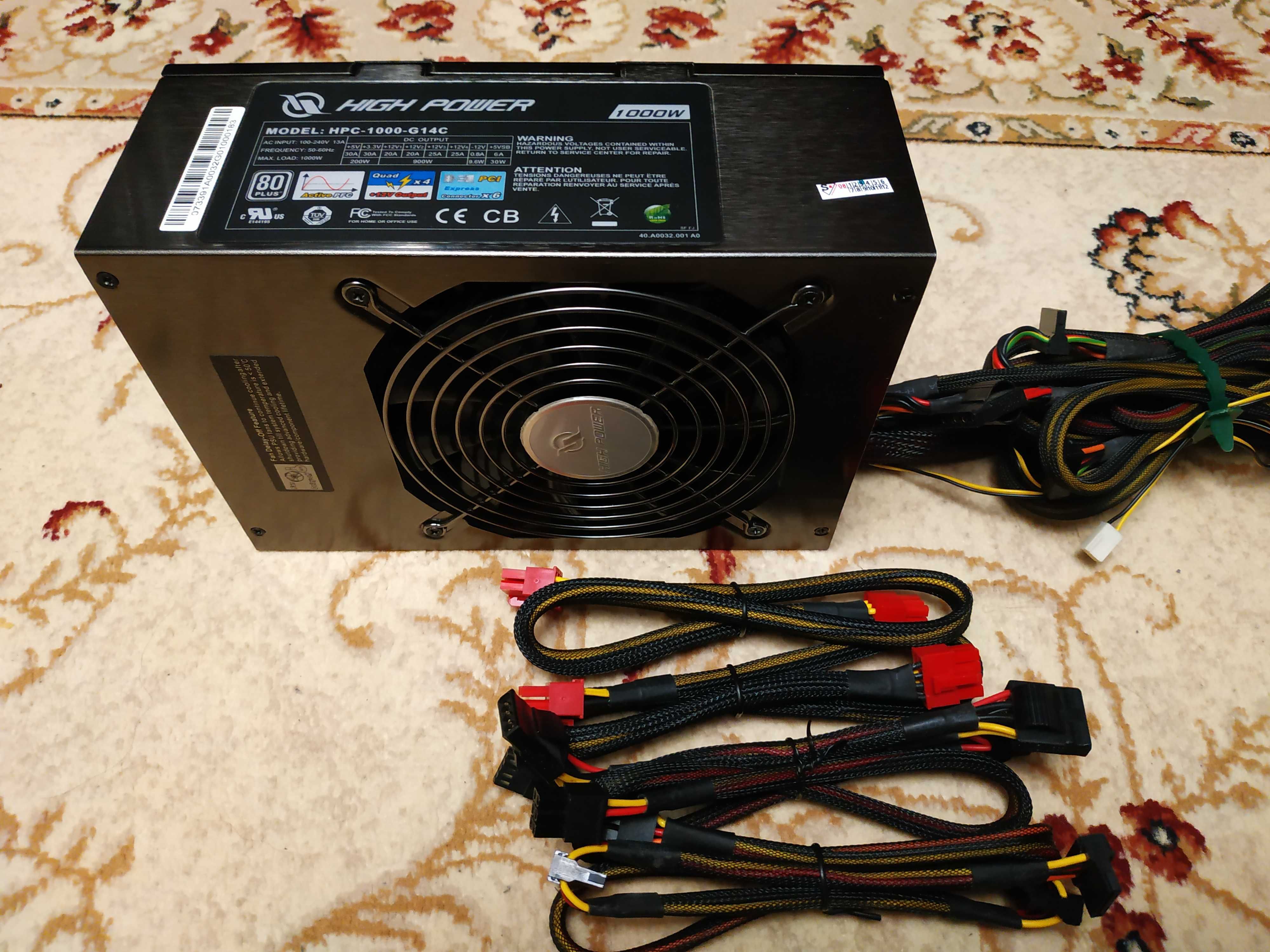 В наличии
Super блок питания 1000w Нigh Рower