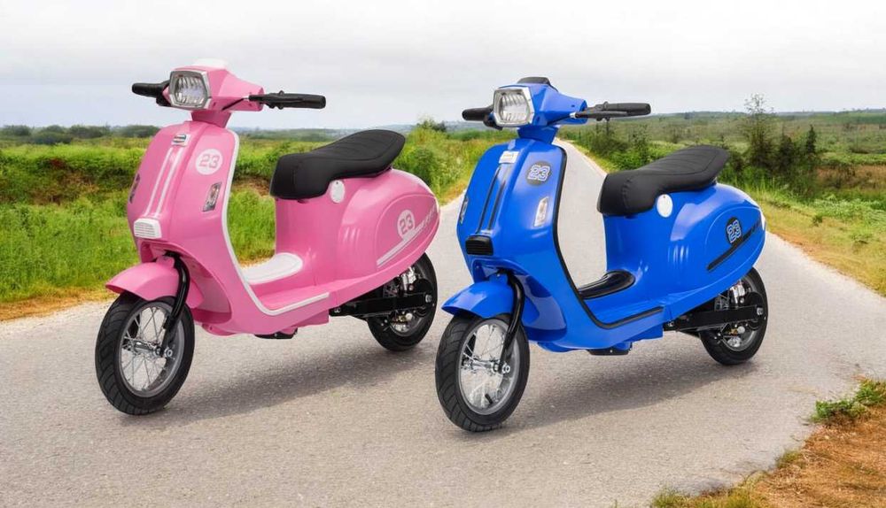 Motocykl SKUTER VESPA PIAGGIO 24V Elektryczny Auto Akumulator 2 DZIECI