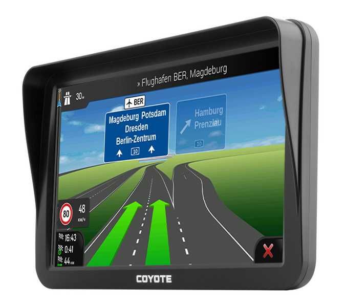 GPS навігатор 9 дюймів COYOTE 1020 Normandia 256mb 8GB + AV TIR ADR EU