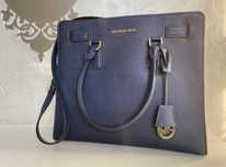Torebka Michael Kors skóra saffiano granatowa