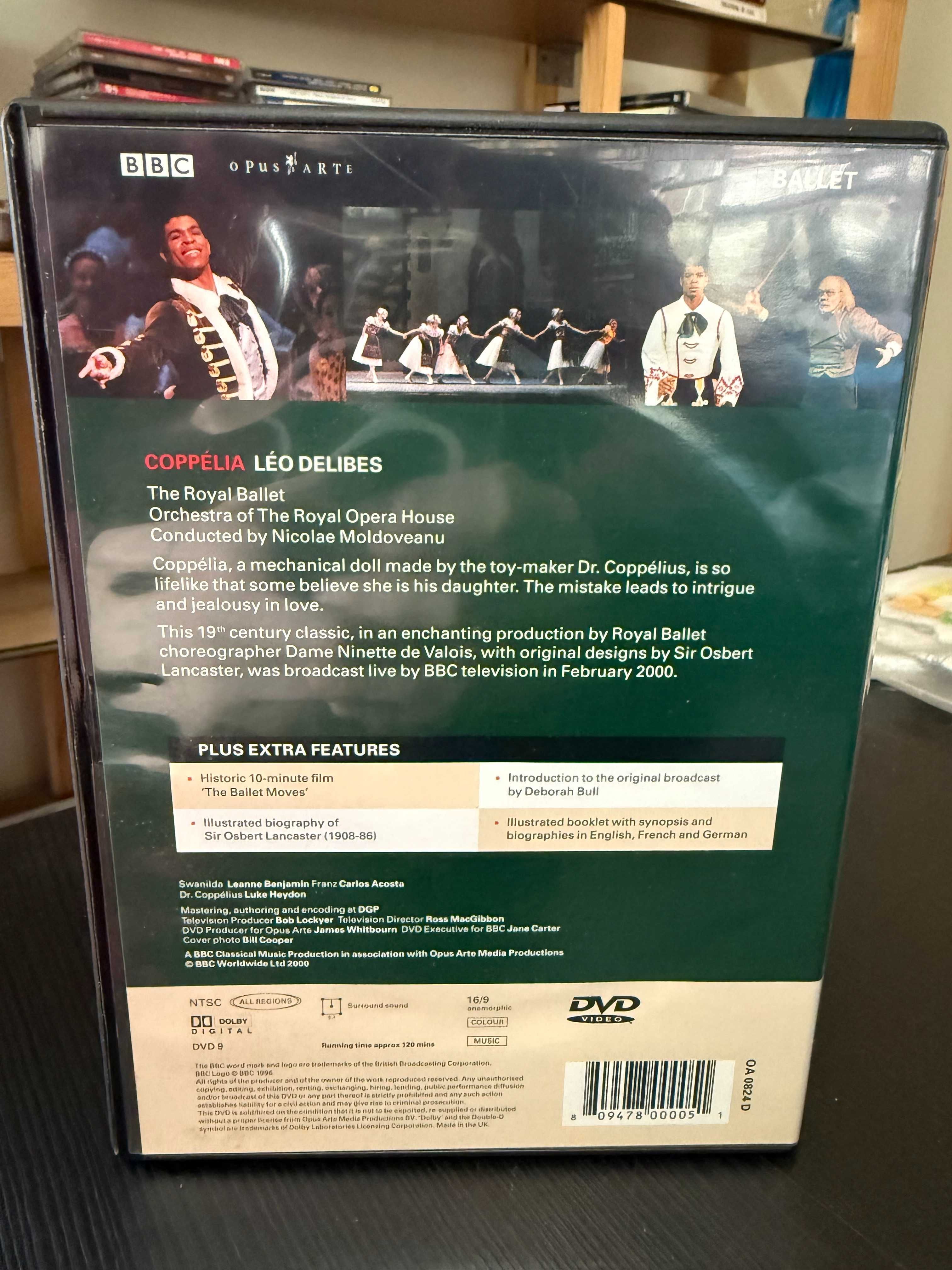 Delibes – Coppélia – Leanne Benjamin, L. Palmer, Acosta – Moldoveanu