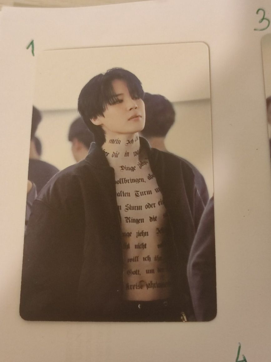 Photocard do Jimin (Face)
Não oficiais.

Uma uni