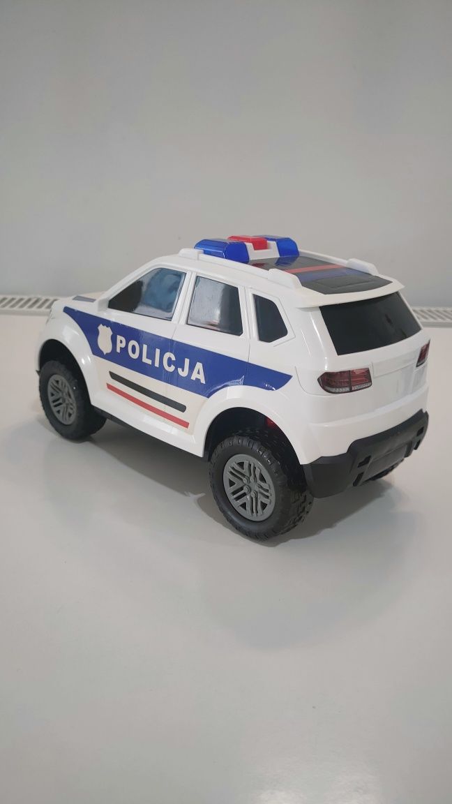 Zabawka radiowóz, policja, 28cm, światło i sygnały dźwiękowe.