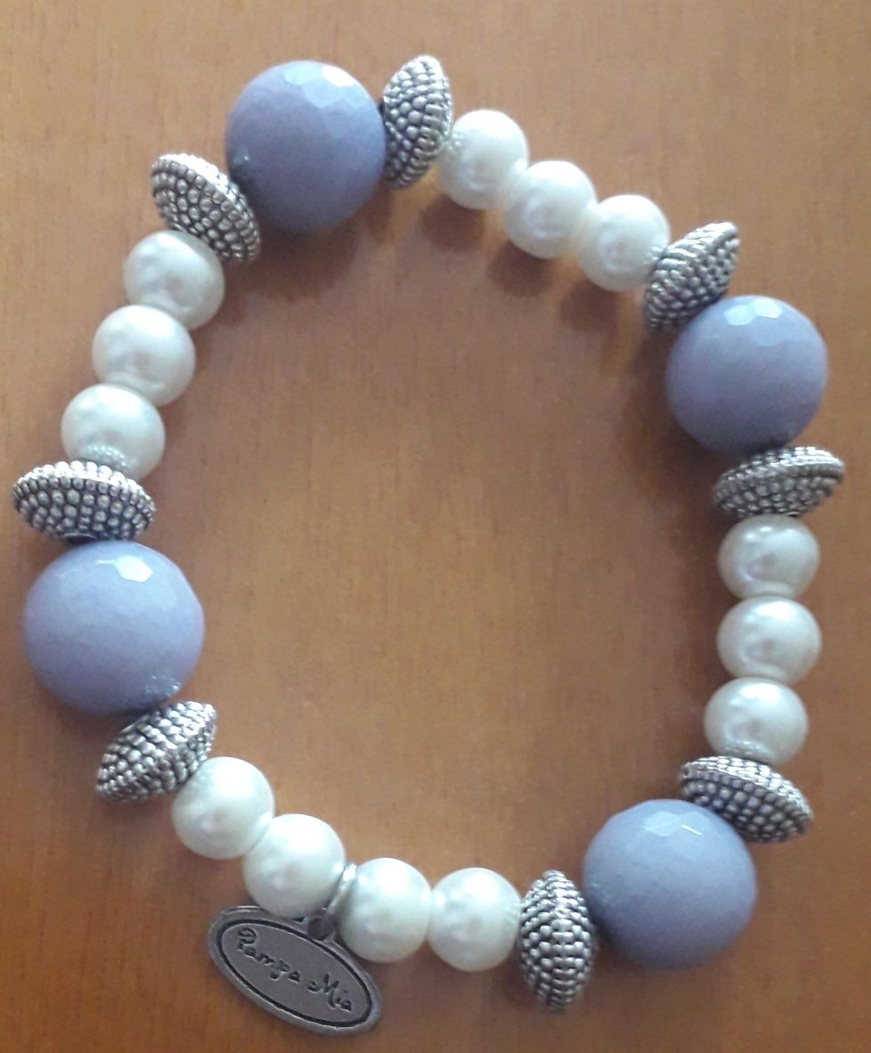 Pulseira  com pérolas