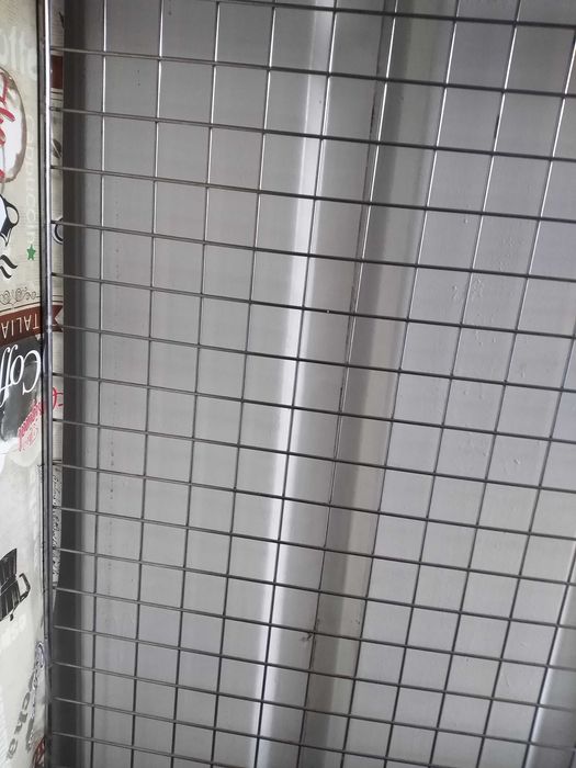 Сітка металева біла 2х1м, хромована