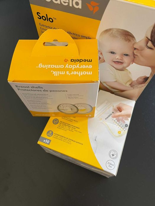 Extrator de Leite Elétrico Medela NOVO + acessórios