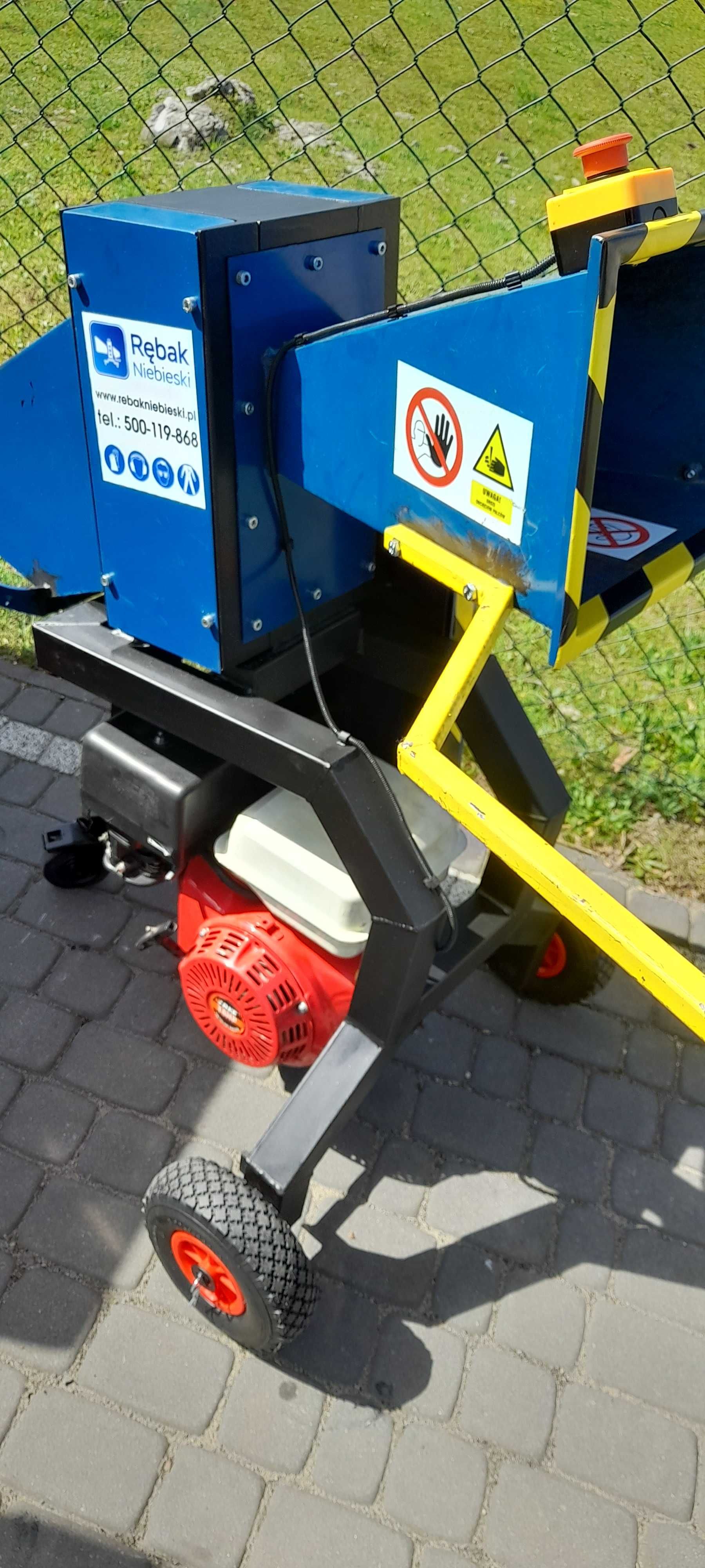 Rozdrabniacz Spalinowy 15KM 4N niebieski ninja walcowy RĘBAK rebak