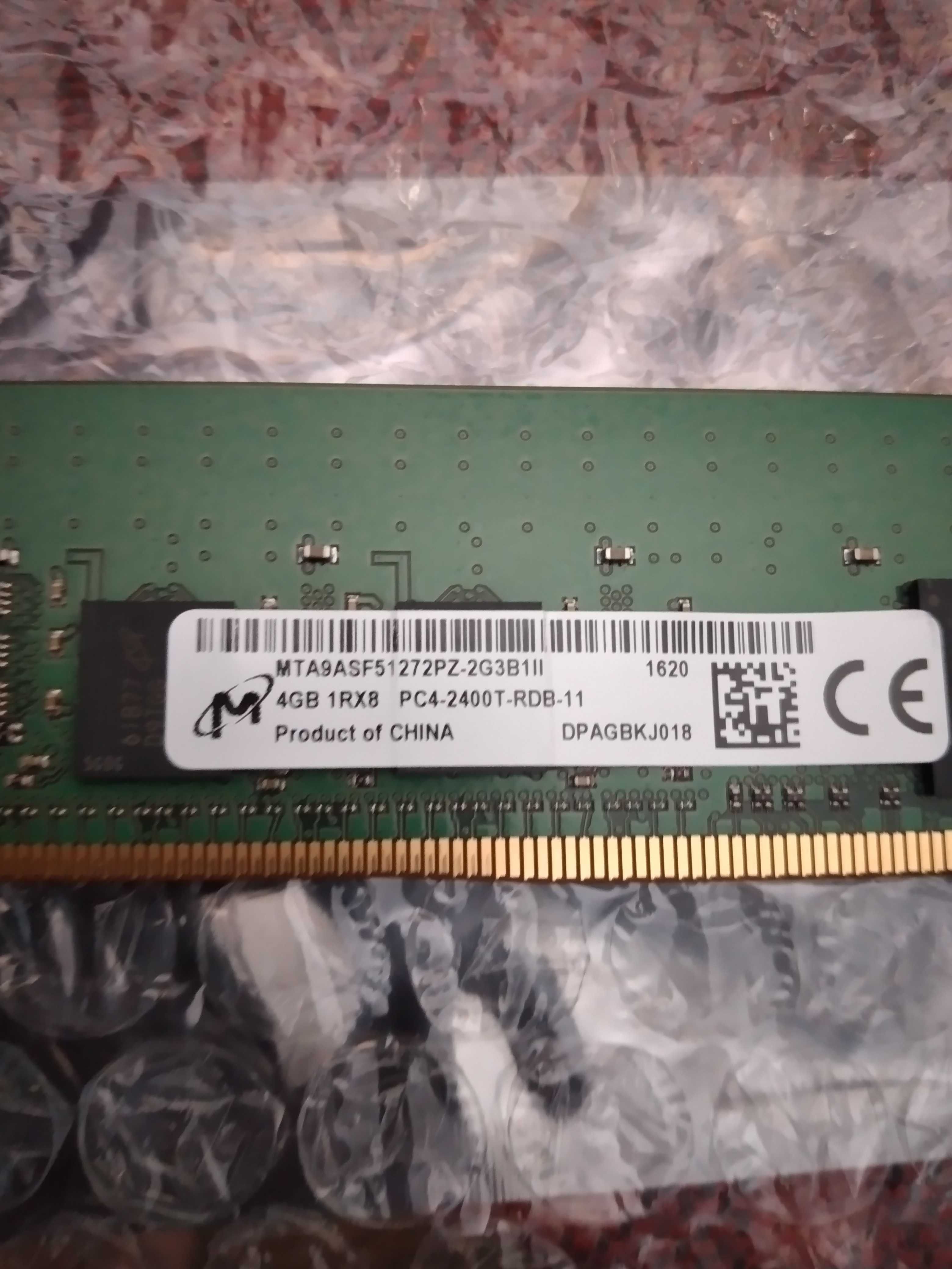 Пам'ять  для серверів  4 GB DDR4 2400 MHz (MTA9ASF51272PZ-2G3B1II)