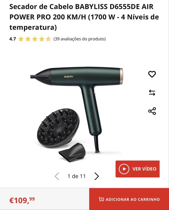 Secador Babyliss Pro